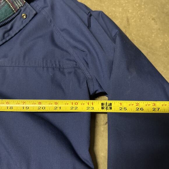 Ladies Woolrich Full Zip Hooded Coat Field Jacket Size Large 8202 Flannel Lined - Picture 9 of 12